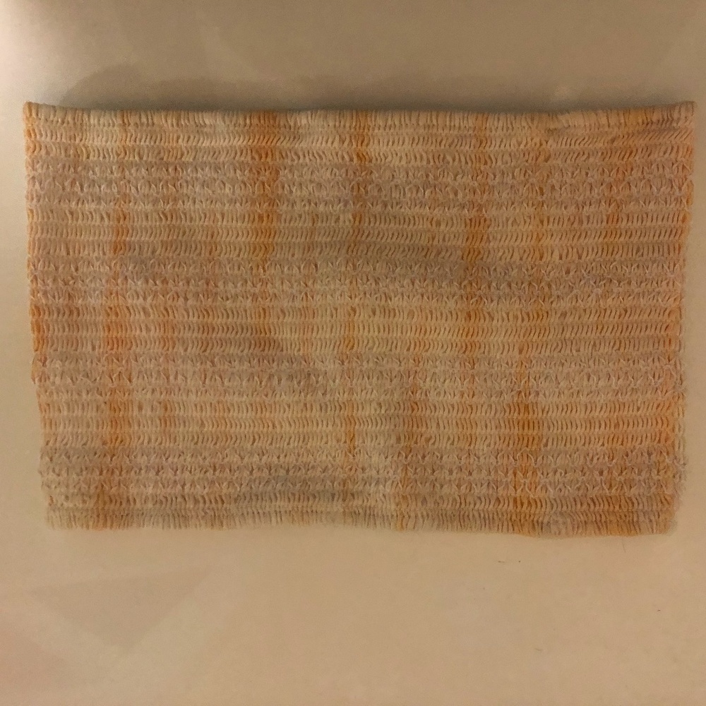 Orange & White Tye Dye Bandeau